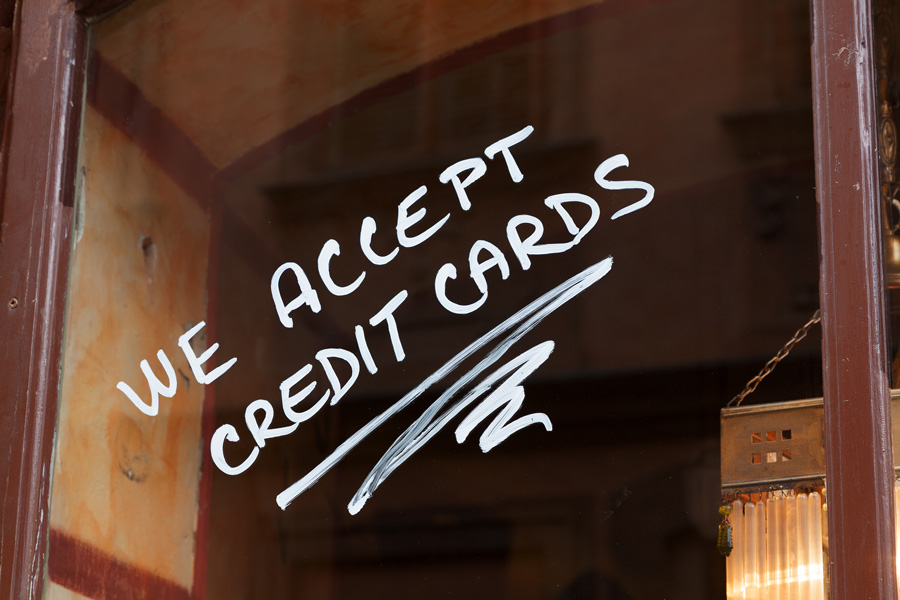 Accept credit cards