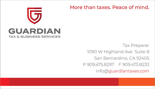 Guardian Tax businesscard