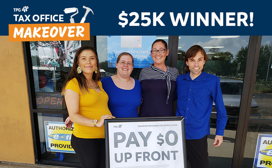 $25,000 Tax Office Makeover winner