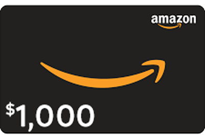 $1,000 Amazon gift card