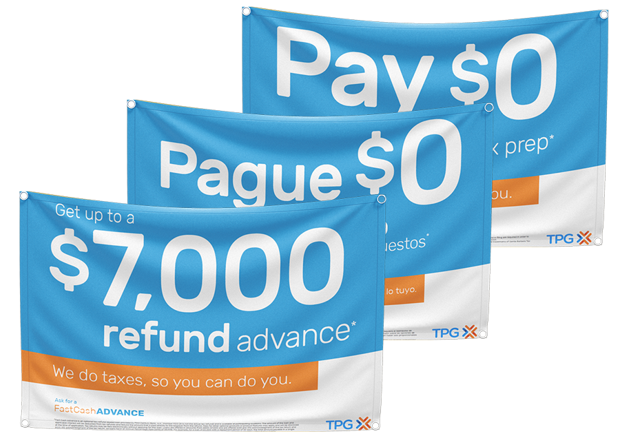 banners outdoor advertising for tax professionals