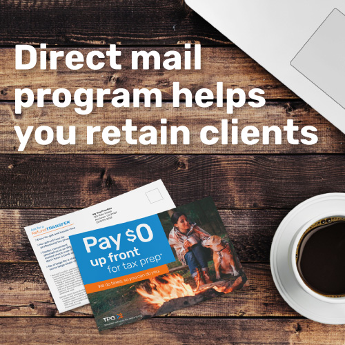 Direct mail for tax pros