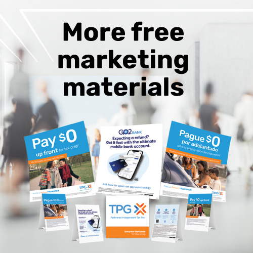 Free marketing for tax pros