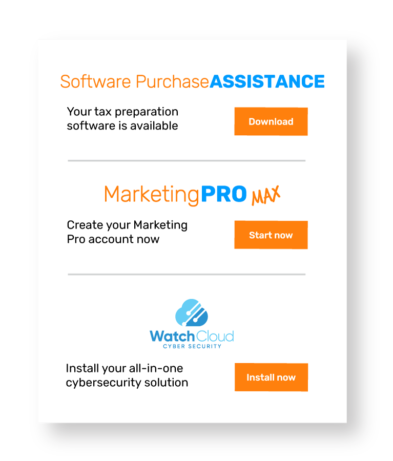 Download tax products now