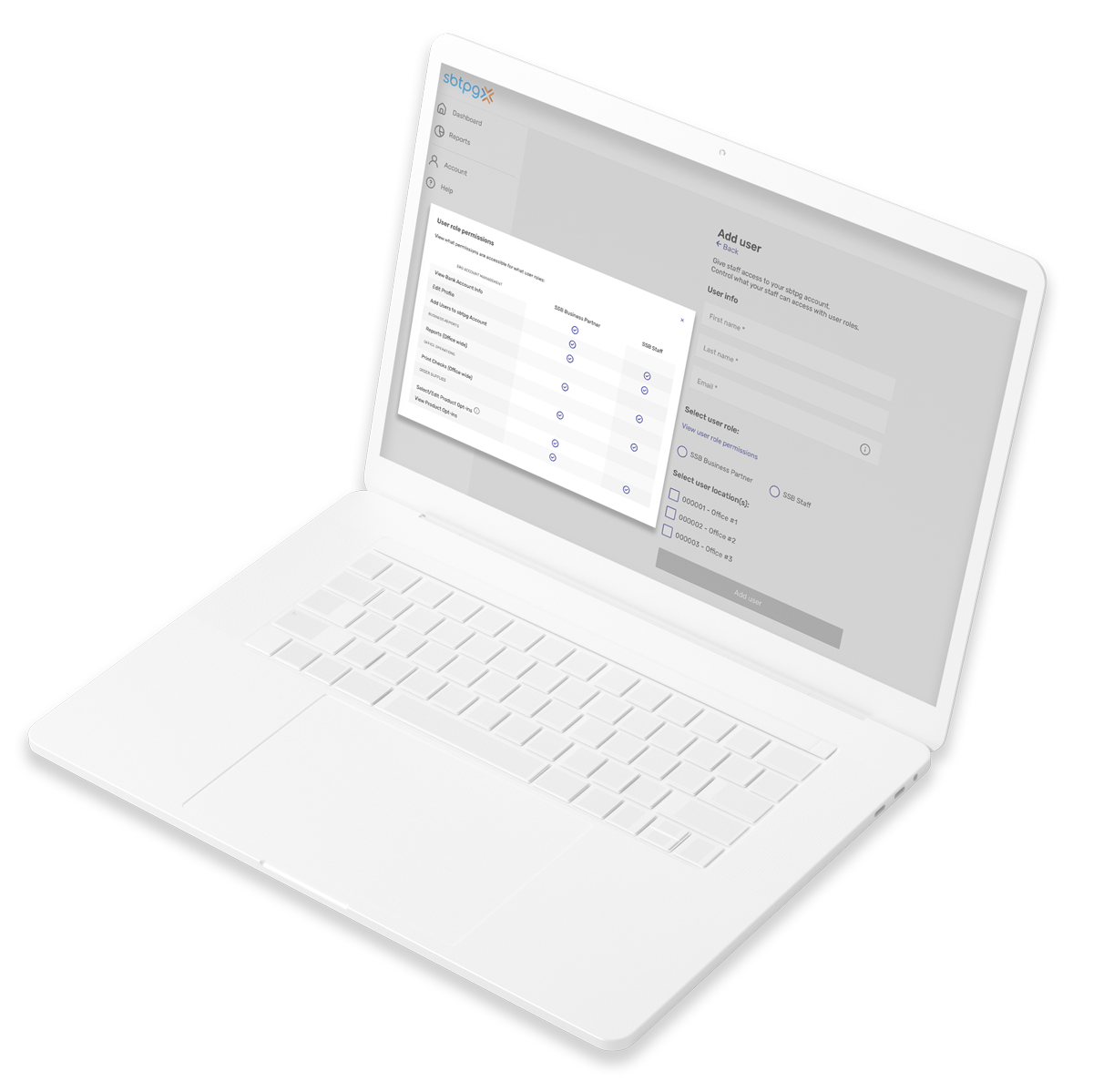 Manage staff users