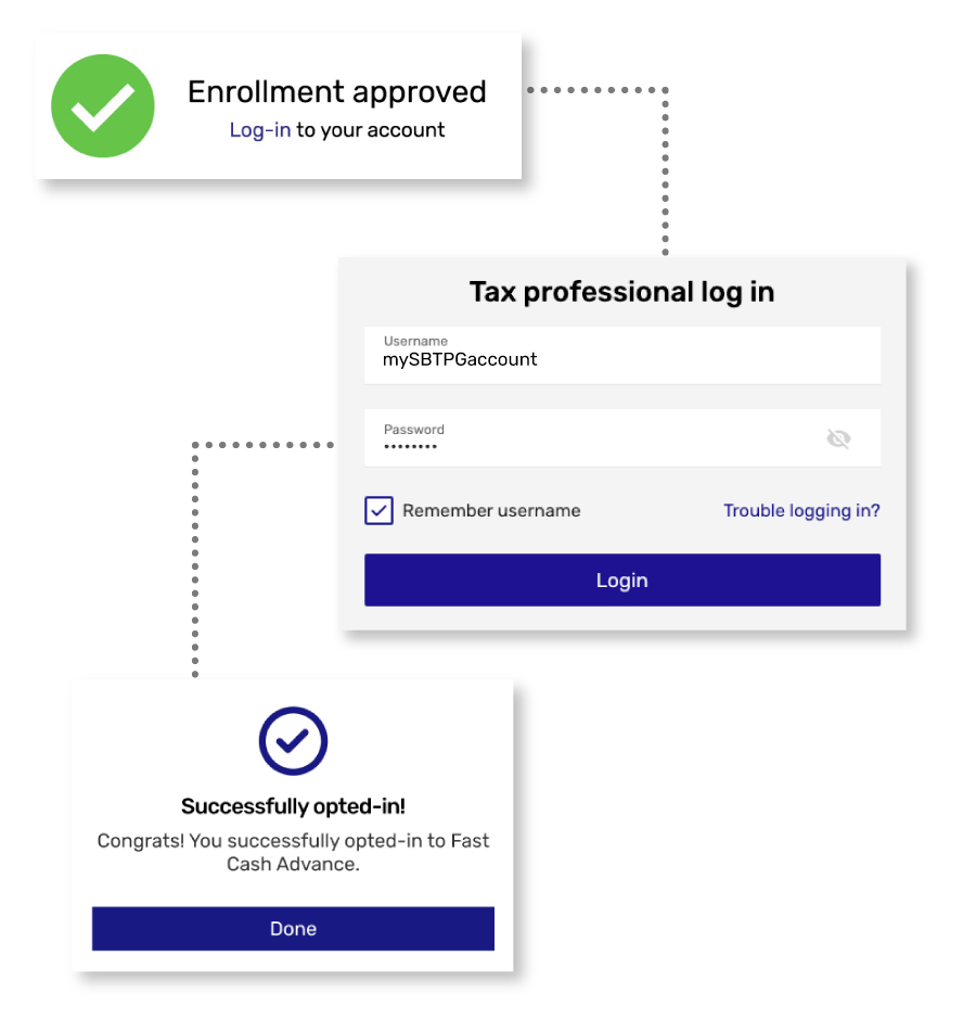website service for tax pro