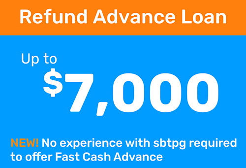 Offer clients a refund advance